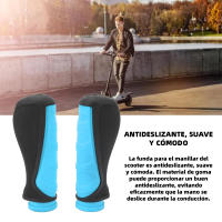 HORO.ES Puños antideslizantes Smartgyro Rockway, Crossover, Speedway, K2, Skateflash Manillar De Scooter Mango De Goma De 2 Piezas Goma Antideslizante Absorbente De Golpes para Scooter Eléctrico - details 1