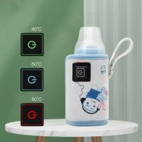 Bolsa Aislada Para Botella De Alimentos Para Bebés USB Calentador De Leche Y Agua Viaje Carro De Bebé 360ml Térmica Para Niños - details 4