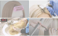 Pelucas Sintéticas NAMM Ash Ombre Bob Rubia Para Mujer Peluca Corta Recta Con Trenzas Fluffy Bangs Resistente Al Calor Uso Diario Fiesta - details 14