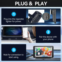 Universal Portable Carplay Para Pantalla De Coche Con Android Auto Y Wireless Carplay Pantalla Táctil Para Coche Tipo-C Soporte WiFi Control Del Volante - details 2