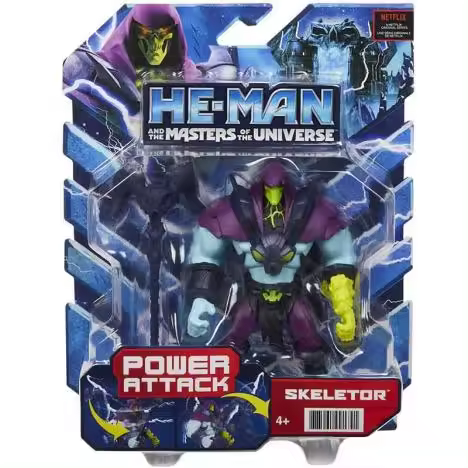 HE-MAN AND THE MASTERS OF THE UNIVERSE FIGURA SKELETOR POWER ATTACK NETFLIX - 1
