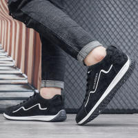 Zapatos De Deporte Para Hombre Casual Retro Zapatillas De Correr Al Aire Libre Con Cordones Antideslizantes Transpirables Para Primavera Y Otoño - details 11