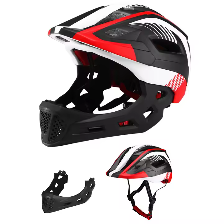 Niños casco desmontable de Bicicleta de Cara complete ultraligera transpirable ciclismo - 1