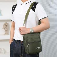 Bolso Bandolera Para Hombre 2024 Nueva Marca Nylon Gris Gran Tamaño Bolsa De Mano Casual Para Viajes Y Negocios Bolsa De Hombro Estilo Chaleco - details 10