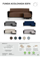 ALMERITEX 2000 Cubre Sofa Chaise Longue Reversible - Protector Sofá-Acolchado Sofá-fácil de Limpiar - details 3