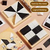 Juego De Construcción De Bloques Ocultos Para Niños 120 Niveles Blanco Y Negro Juguete Inteligente Interactivo Para Padres Y Hijos - details 1