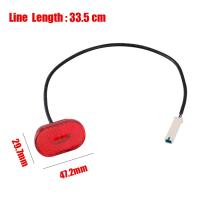 Juego De Faros Traseros Y Parachoques Para Scooter Eléctrico Xiaomi Pro2 Mi3 Accesorios De Seguridad Con Luz De Freno Advertencia Y Parachoques - details 14