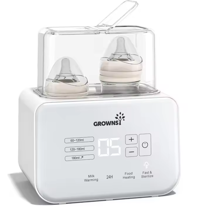Calienta Biberones | Esterilizador Biberones | Calentador rápido de alimentación para niños 8-En-1 y desfreezador Pantalla LCD Precise Control de Temperature Para Leche Maternal - 1