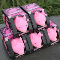 Juguete Antiestrés Divertido De Cerdo Rosa De Goma Modelo Animal Simulación Juguete De Rebound Lento Personalidad Wacky Regalos Para Niños Y Adultos - details 6
