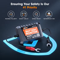 ANCEL BM300 pro Monitor De Batería Bluetooth 6V 12V 24V Analizador De Salud De La Batería Test De Sistema De Carga Y Arranque Con Alarma Herramienta De Diagnóstico Para Coches - details 5