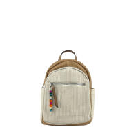 MODELISA Bolso Mochila Multicompartimento Estilo Casual Verano Bicolor Correa De Hombro Ajustable Mujer - details 0