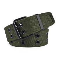 Cinturón Unisex De Lona Pora Y Nylon Para Hombres Y Mujeres Cinturón Deportivo De Alta Calidad Estilo Casual Con Patrón Rayado - details 9