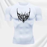 Camiseta De Compresión Para Hombre Verano Deporte Fino Correr Ciclismo Tiras Cortas Top Deportivo Transpirable S-3XL - details 12