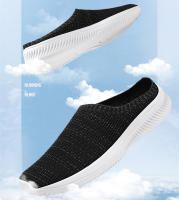 Zapatos Casuales De Malla Para Hombre Verano Transpirables Media Zapatos Comodidad Interior Exterior Parejas Moda Planos Antideslizantes Tamaño True Fit - details 1