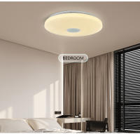 Lámpara Techo Inteligente RGB 36W Cuadrada LED Con Altavoz Y Control Remoto TUYA Bluetooth WIFI Para Decoración De Hogar Dormitorio Sala De Estar - details 16