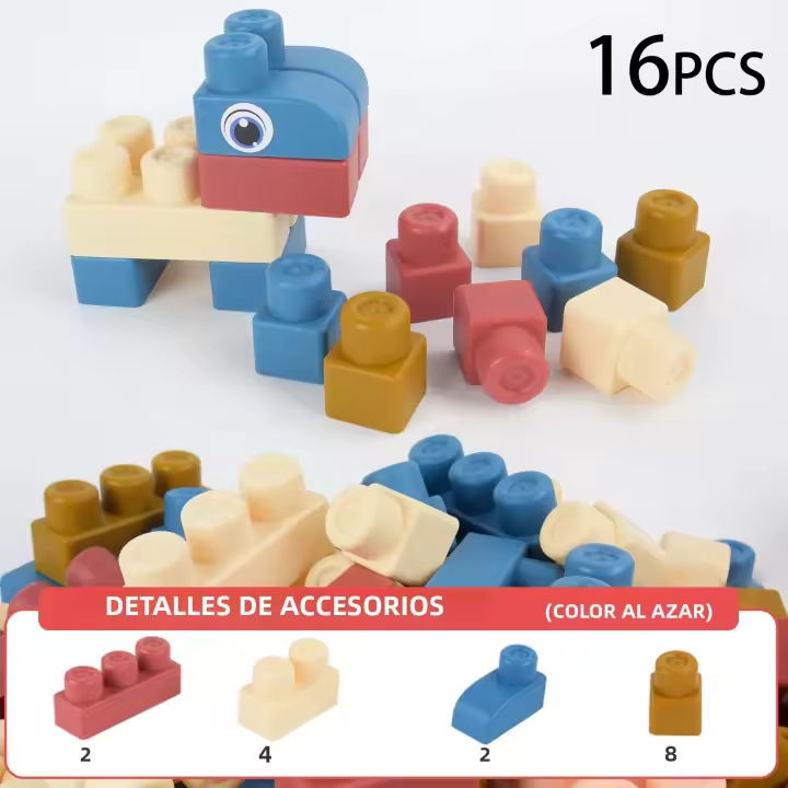 Bloque De Goma Suave Morandi Para Niños Juego Educativo De Deportes Y Creatividad Tamaño Grande Set De Ramas Perfecto Para Edad 6-12 - 1