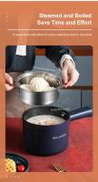 Mini Olla Eléctrica Multifuncional De Doble Capa Antiadherente Para Cocinar Fideos Y Sopas En Casa Herramienta De Cocina - details 5
