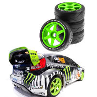 4pcs Rueda De Goma De 105mm Con Rueda De Plástico De 17mm Para Coche RC De Carretera 1/8 Rally RV HSP ZD Racing HPI WLtoys ARRMA - details 5