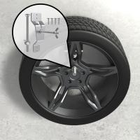 Soporte De Neumático De Reserva Para Coche Accesorios De Remolque Soporte De Pared Para Neumático De Reserva Para Carga De Vehículo Y Camión Material De Acero Inoxidable - details 10