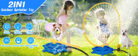 Juguete Deportivo Para Niños Rosca De Rociador Circular Juego Al Aire Libre Para Jardín Piscina Con Sprinkler Rotativo - details 0