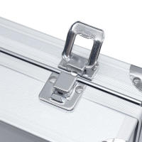 Caja De Herramientas Portátil De Aluminio Organizador Profesional Para Equipos Y Instrumentos Con Algodón Material De Aluminio - details 7
