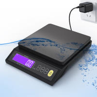 Báscula De Cocina Recargable 5kg/10kg Impermeable Con Pantalla LCD De Acero Inoxidable Herramienta De Medición Para Hornear Y Uso Doméstico - details 0