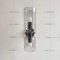 Lámpara De Pared LED Nórdica Tricolor Vidrio Dormitorio Lámpara De Noche Sala De Estar Pasillo Foyer Creativa Sconce Iluminación Fixación - details 10