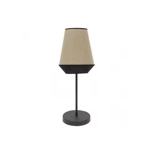 FABRILAMP Lámpara de Sobremesa Campana 1xe14 Saco/negro 45x15x15 Cm - Diseño Elegante - 1