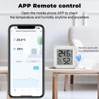 Sensor De Temperatura Y Humedad Inteligente Bluetooth Tuya Con Pantalla LCD Mini Higrómetro Termostato Compatible Con Alexa Google Home - details 6