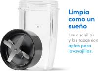 Nutribullet Original 600, batidora personal, batidora multifuncional y licuadora, 600 W de potencia, NB603DG, Paquete Básico - details 2