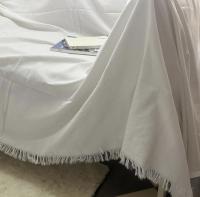 Manta Multiusos para Sofá y Cama, Colcha Foulard de Algodón-Poliéster, Cubresofá o Cubrecama Lavable, 180x290 cm, Suave y Resistente para Hogar, blanco, negro, beige, verde, marrón, gris, azul, turquesa, varios colores - details 4