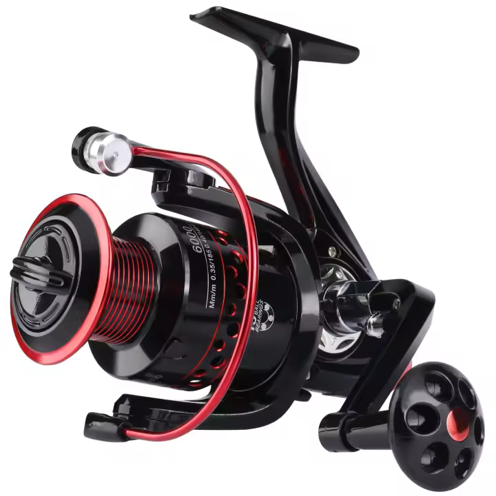 Carrete De Pesca Sougayilang 2000-7000 Aluminio 13+1BB Spool Max Drag 15kg Con Línea De Pesca 500m Para Oceanos Ríos Y Lago - 1