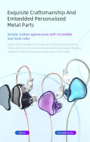 KZ EDC Auriculares Inalámbricos Con Bajos HIFI Estéreo Monitores De Oído Deportivos Cancelación De Ruido Active No Wireless Bluetooth - details 3