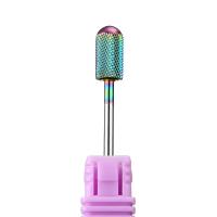 Broca De Uñas De Tungsteno 1pc Borras De Carburo Arco Iris Para Taladro Eléctrico De Manicura Herramientas De Arte De Uñas - details 5