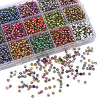 Super Calidad Superior De Vidrio Para Manualidades 4mm Alrededor De 170 Piezas Contadores Para DIY Hecho a Mano Pulseras Collares Pendientes - details 1
