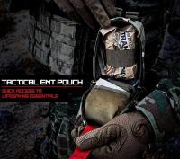 Kit De Primeros Auxilios Médico EDC Bolsa Táctica MOLLE Para Exteriores Bolsa De Cinturón 1000D Con Portador De Tourniquet - details 6