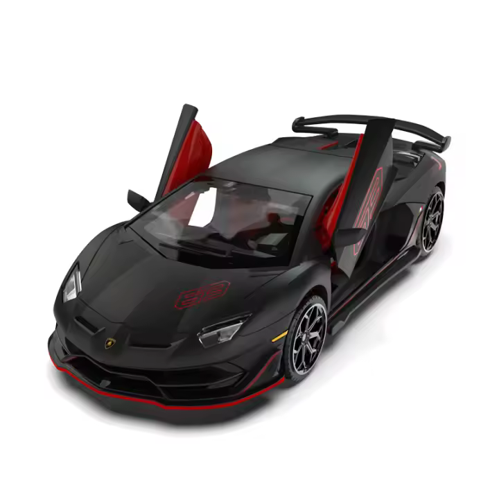 Modelo De Coche De Aleación CCA 1:32 Lamborghini Aventado SVJ63 Simulación Para Colección Y Exhibición Sin Batería Escala 1:32 - 1