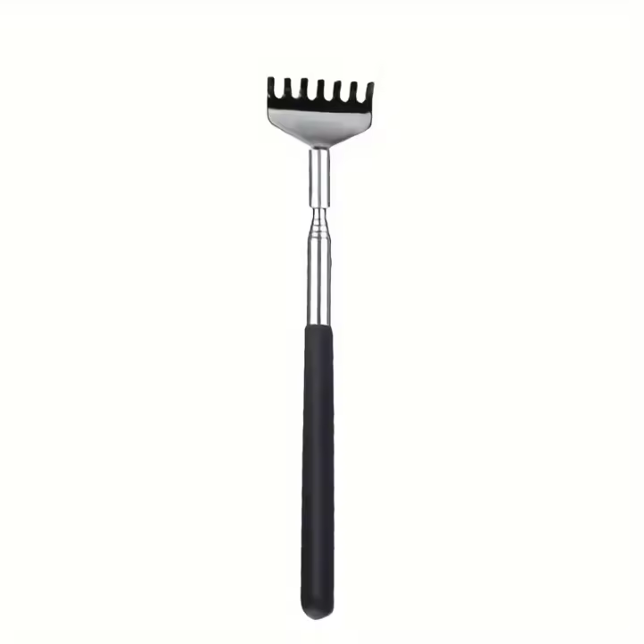 Masajeador De Espalda Ajustable De Acero Telescopio Anti Picazón Cepillo De Masaje Para Ancianos Masajeador De Espalda Para Aliviar El Rascado - 1