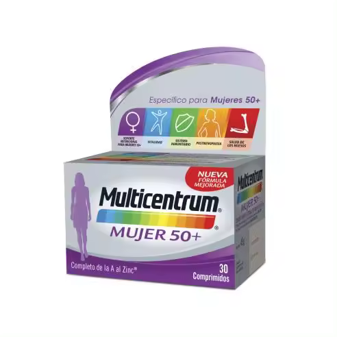MULTICENTRUM MUJER 50 30 COMPRIMIDOS - 1