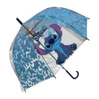 stitch paraguas transparente/polyester azul automatico 48cm-disney - details 1