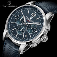 Reloj De Pulsera De Cuarzo Para Hombre PAGANI DESIGN 2024 Lujo Casual Resistente Al Agua 100M Cristal De Zafiro Acero Inoxidable VK63 Con Marcadores Arábigos Y Luz Trasera - details 10
