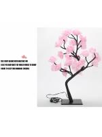 Lámpara De Mesa LED En Forma De Rosas Y Árboles Con USB Luz Nocturna Para Decoración De Hogar Fiesta Navidad Boda Dormitorio Color Rosa Y Azul - details 10