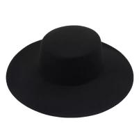 Gorro De Lana Elegante Para Mujer Gorro De Paja Ancha De Fiesta Formal Jazz Gorro De Punto De Tela Blended Gorro De Punto De Tela - details 1