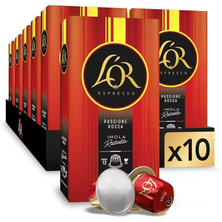 Ristretto Imola  L'or 10 cajas compatibles Nespresso - 1