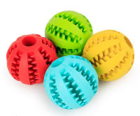 Juguete De Mascota Para Perro Suave Y Resistente Bola De Goma Elástica Para Masticar Y Limpieza De Dientes Juguete Interactivo Para Animales De Compañía - details 4