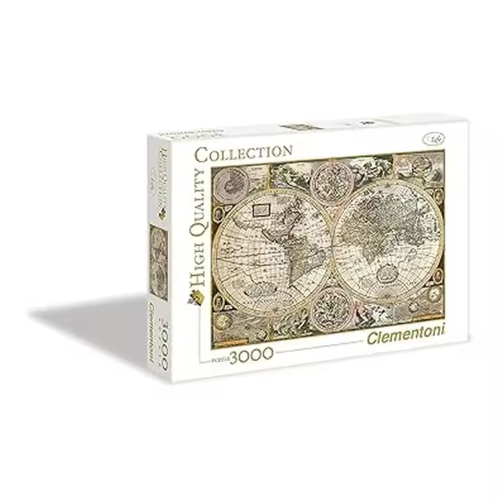 Clementoni Puzzle 3000 Piezas Mapa Antiguo 33531 - 1