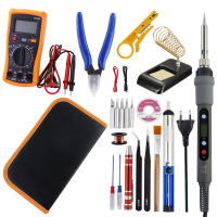Set De Soldador Eléctrico 80W Con Pantalla LCD Temperatura Ajustable 220V Estación De Soldadura Rework Kit De Reparación EU - details 15