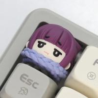 Keycaps De Anime beyond Journey's End Resina Artisanal Frieren Phelan Perfil Cherry Para Teclados Mecánicos Regalos - details 4