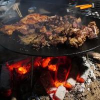 Plancha de Hierro Fundido BOPORO 13'' 17'' para Camping y Barbacoa  Portátil y Resistente - details 5