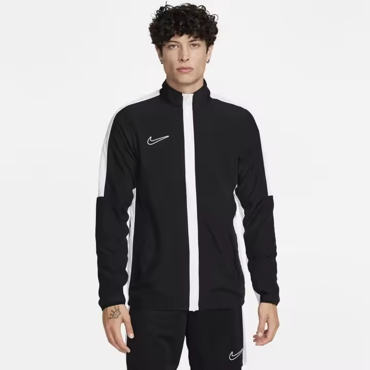 Nike Sudadera de Chandál Academy Pro, con cierre para hombre, Amarillo fluorescente, Azul y Negra - 1